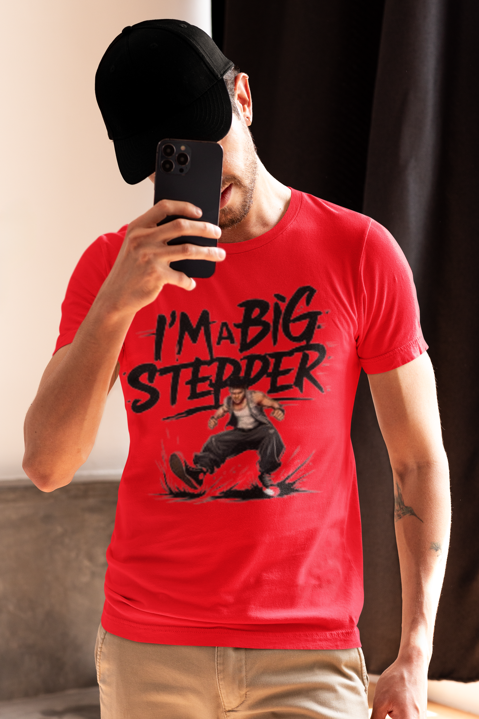 bella-canvas-t-shirt-mockup-of-a-bearded-man-with-tattoos-taking-a-selfie-m50064 (2)